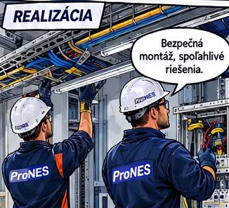 Montáž elektrického rozvádzača